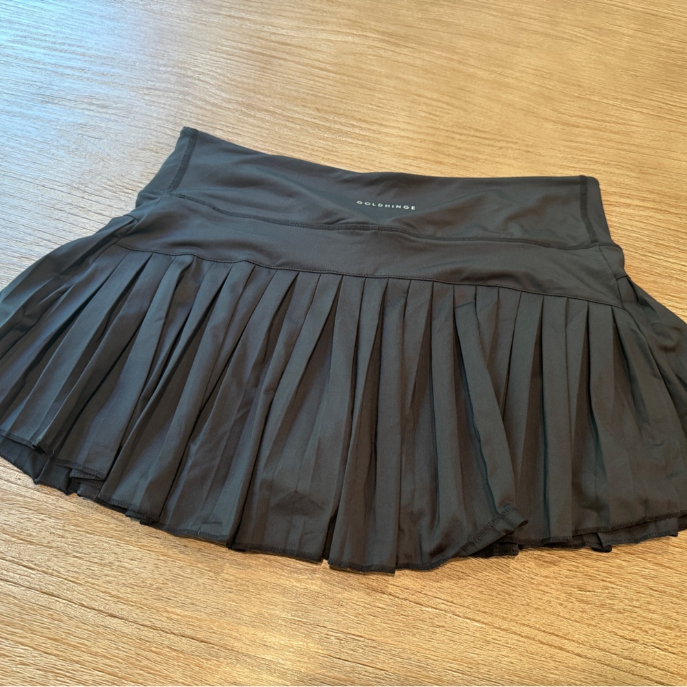 Gold Hinge Black Skirt